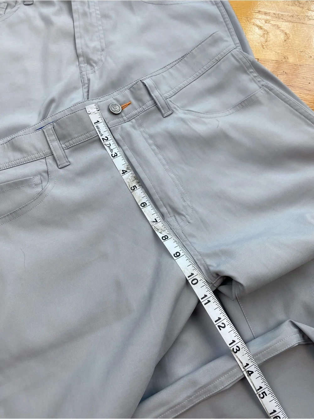 LOT 2 Stitch Golf Heston Five Pocket Pant 32x32 Forged Gray Performance Stretch
